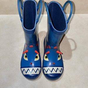 Toddler size 7/8 rain boots GREAT QUALITY unisex Monster